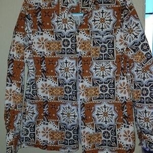 EARTHBOUND Multicolor Geometric Shirt